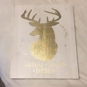 Deer Decor Sign